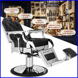 Vintage Heavy Duty Hydraulic Barber Chair All Purpose Reclining Salon Spa Beauty