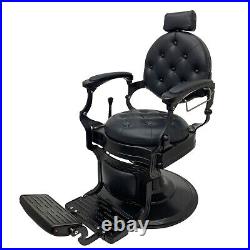 Vintage Heavy Duty Hydraulic Barber Chairs Reclining Salon Beauty Hair Stylings