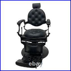 Vintage Heavy Duty Hydraulic Barber Chairs Reclining Salon Beauty Hair Stylings