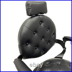 Vintage Heavy Duty Hydraulic Barber Chairs Reclining Salon Beauty Hair Stylings