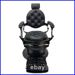 Vintage Heavy Duty Hydraulic Barber Chairs Reclining Salon Beauty Hair Stylings