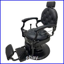 Vintage Heavy Duty Hydraulic Barber Chairs Reclining Salon Beauty Hair Stylings