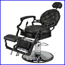 Vintage Hydraulic Heavy Duty Barber Chair Recline All Purpose Beauty Salon Chair