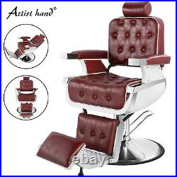 Vintage Recline Heavy Duty All Purpose Hydraulic Barber Chairs Salon Spa Beauty