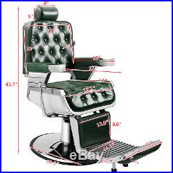 Vintage Styel Heavy Duty Barber Chair Hydraulic Recline Salon Beauty Equipment