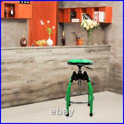 WORKPRO Heavy Duty Adjustable Hydraulic Shop Stool Green Swivel Rotate Chair US