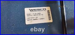 Wesco LT-20-3248 Heavy Duty Hydraulic Lift Table 2000 lbs Capacity