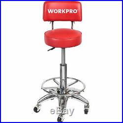 Work Pro Hydraulic Stool Chair Garage Shop Vendor Heavy Duty