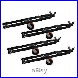 XK PP-8S 8000 LB 4-Post Heavy Duty Portable Storage Car Lift Auto Hoist-Movable