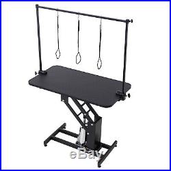 Z-Lift Hydraulic Dog Pet Grooming Table Portable Arm & Noose Make up Adjustable